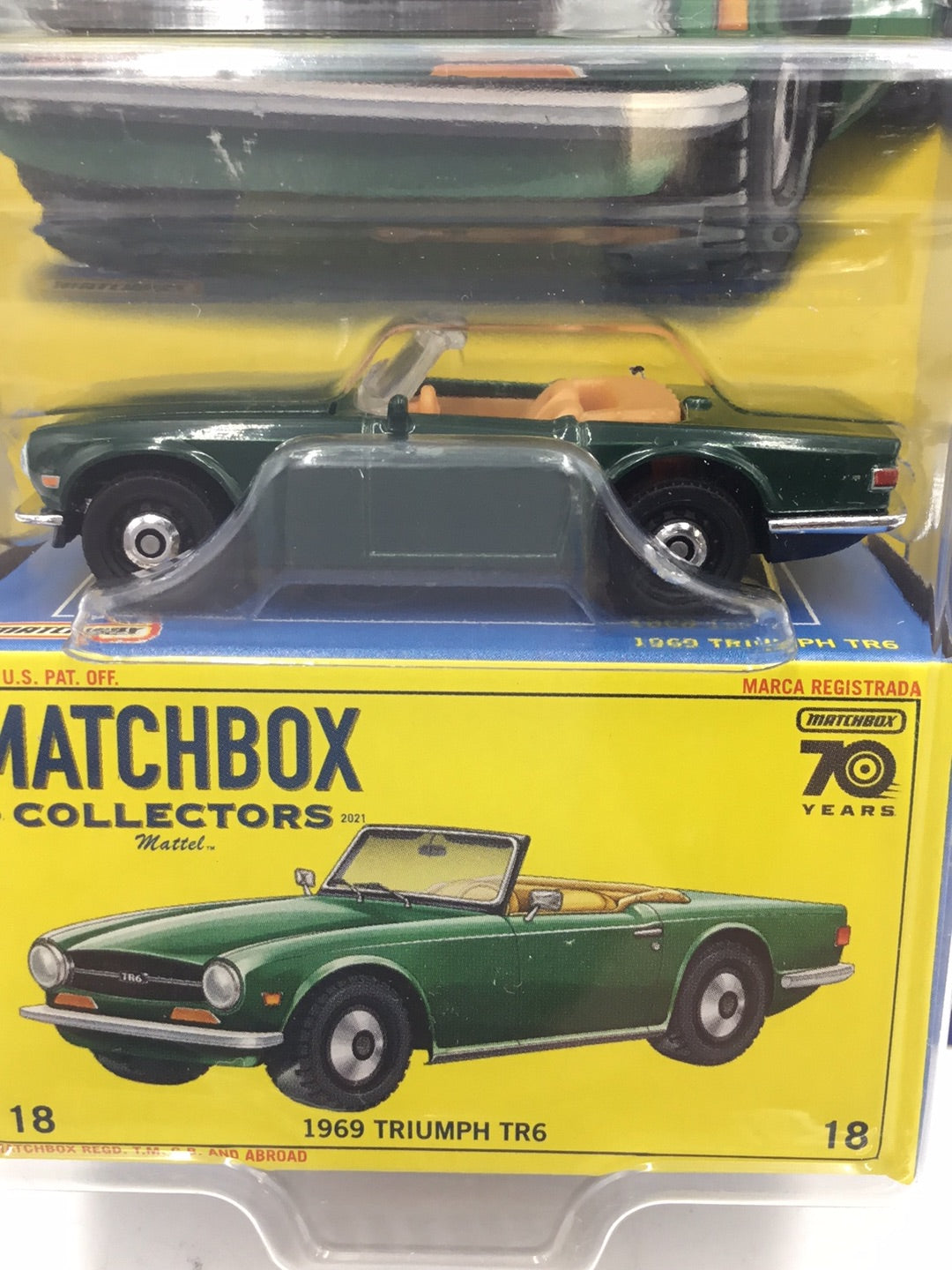 2023 matchbox Collectors #18 1969 Triumph TR6 18/22 170B