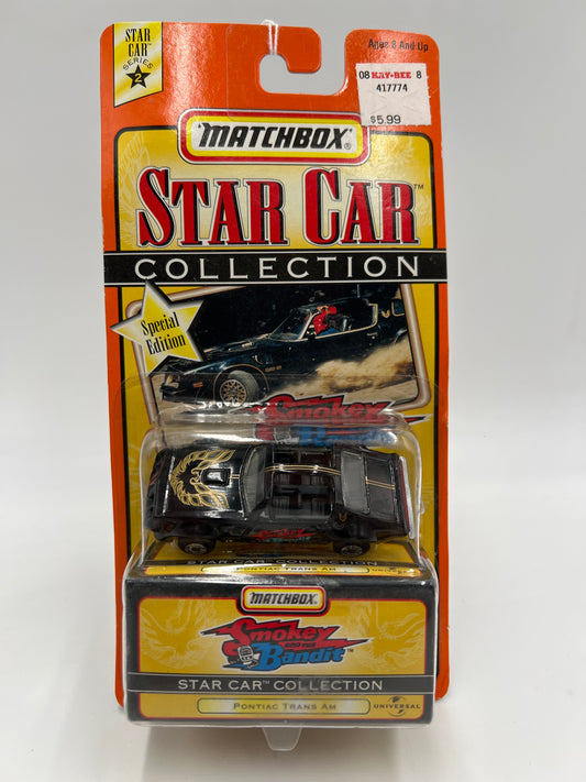 Matchbox Star Car Collection Smokey And The Bandit Pontiac Trans Am