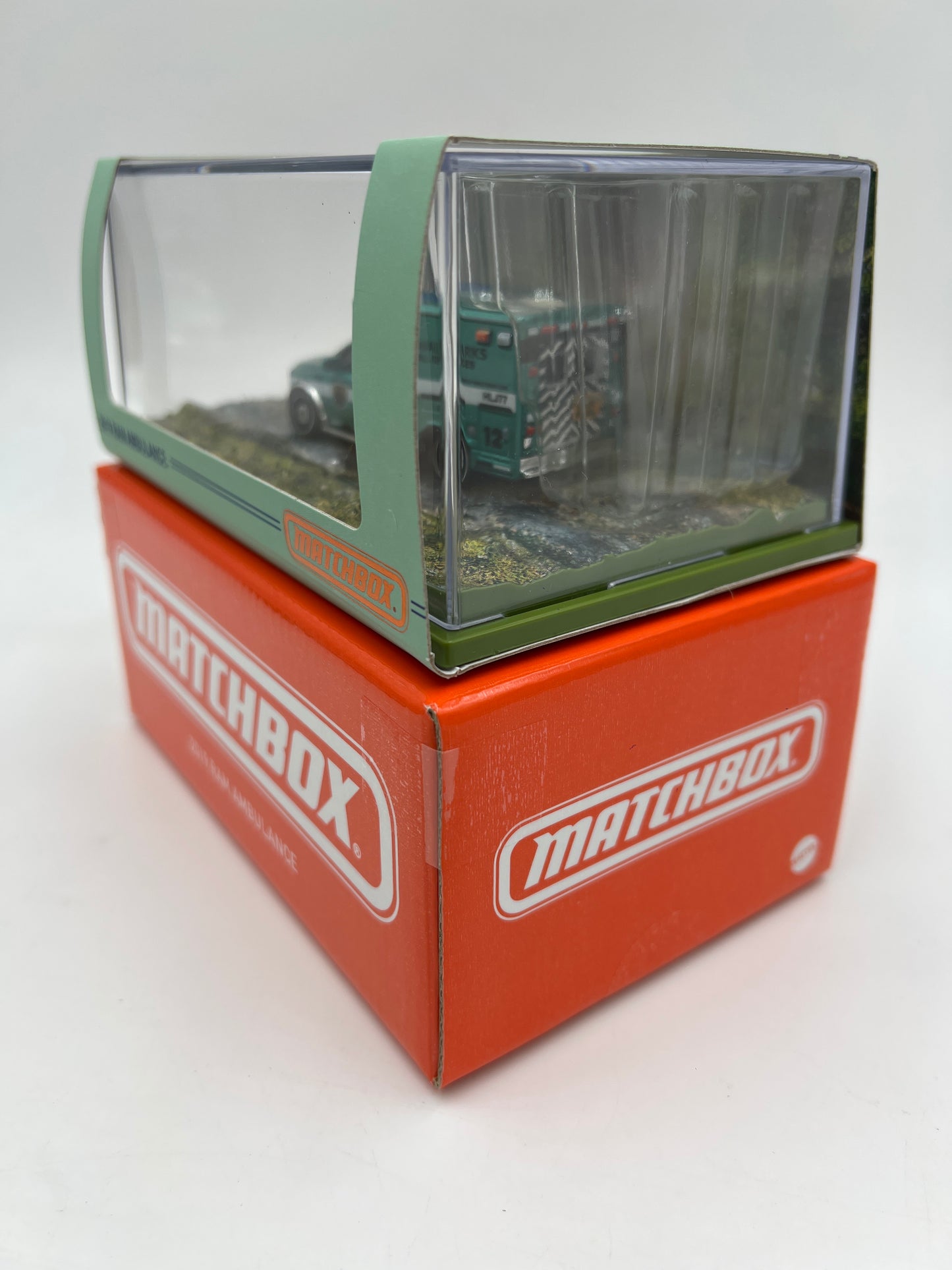 Matchbox RLC Mattel Creations 2019 Ram Ambulance National Parks Green