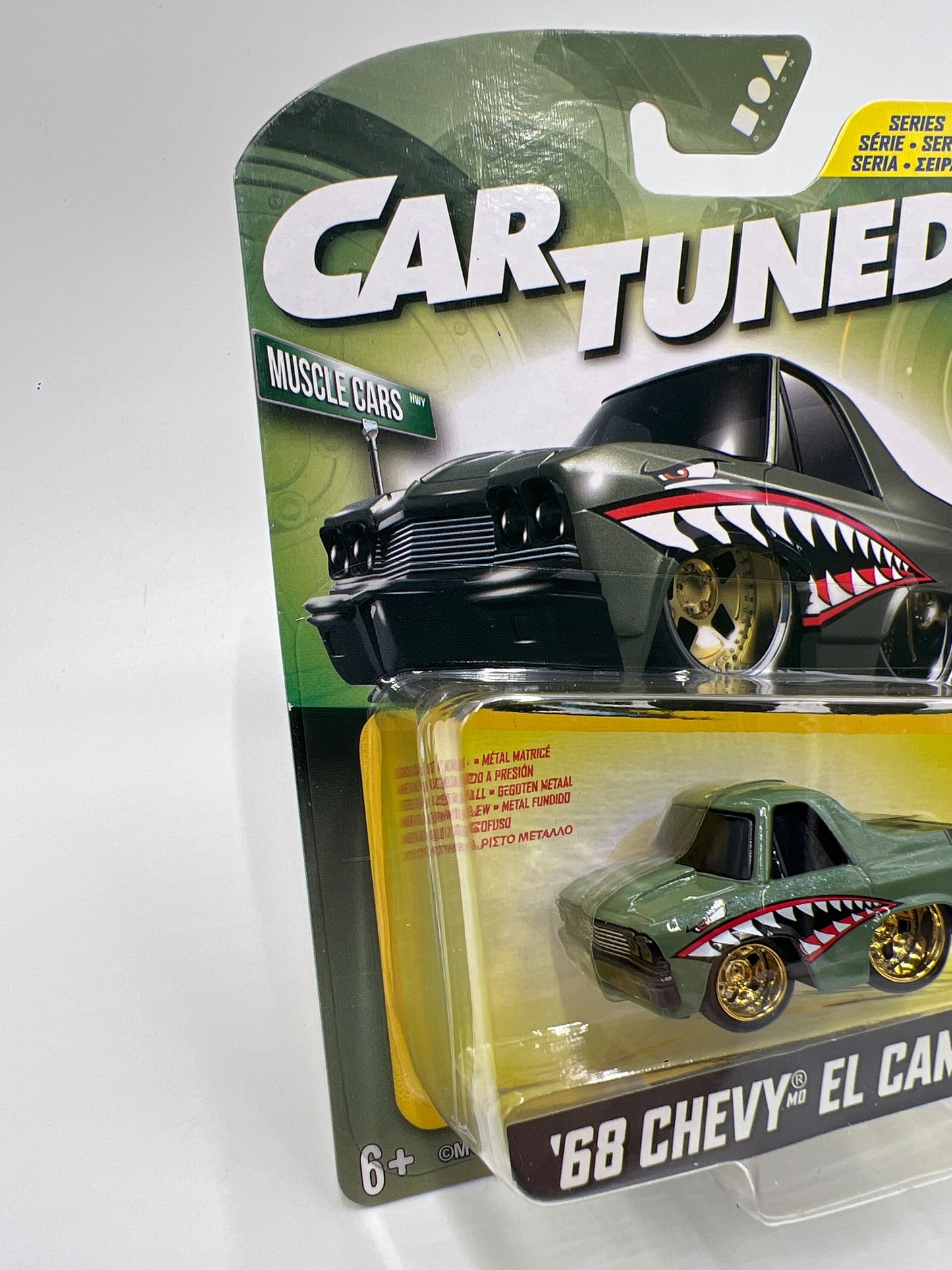 MGA Car Tuned Hobby Exclusive Series 4 #7 68 Chevy El Camino Green 178G