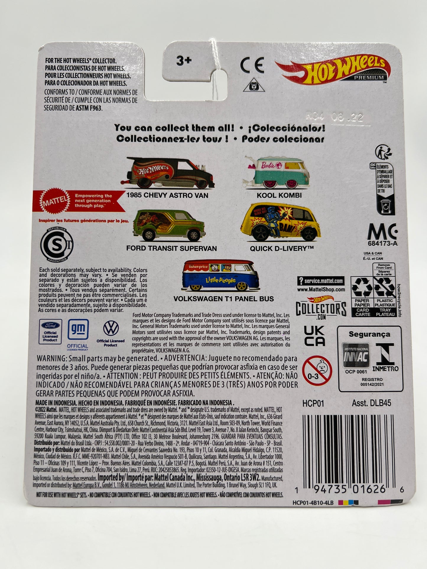Hot Wheels Premium Masters Of The Universe #3 Ford Transit Supervan Green 267G