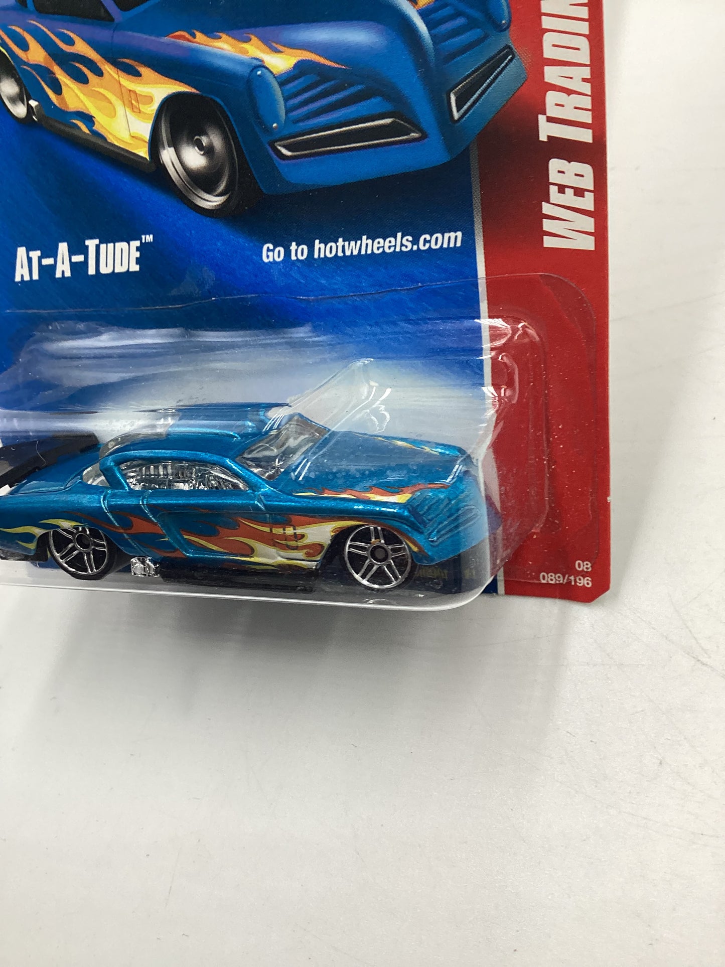 2008 Hot Wheels Web Trading Cars #89 At-A-Tude Blue EE3