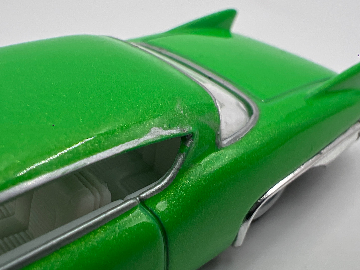 Hot Wheels Collectibles 1/64 Legends John D’Agostino 1957 Cadillac Eldorado Green Loose