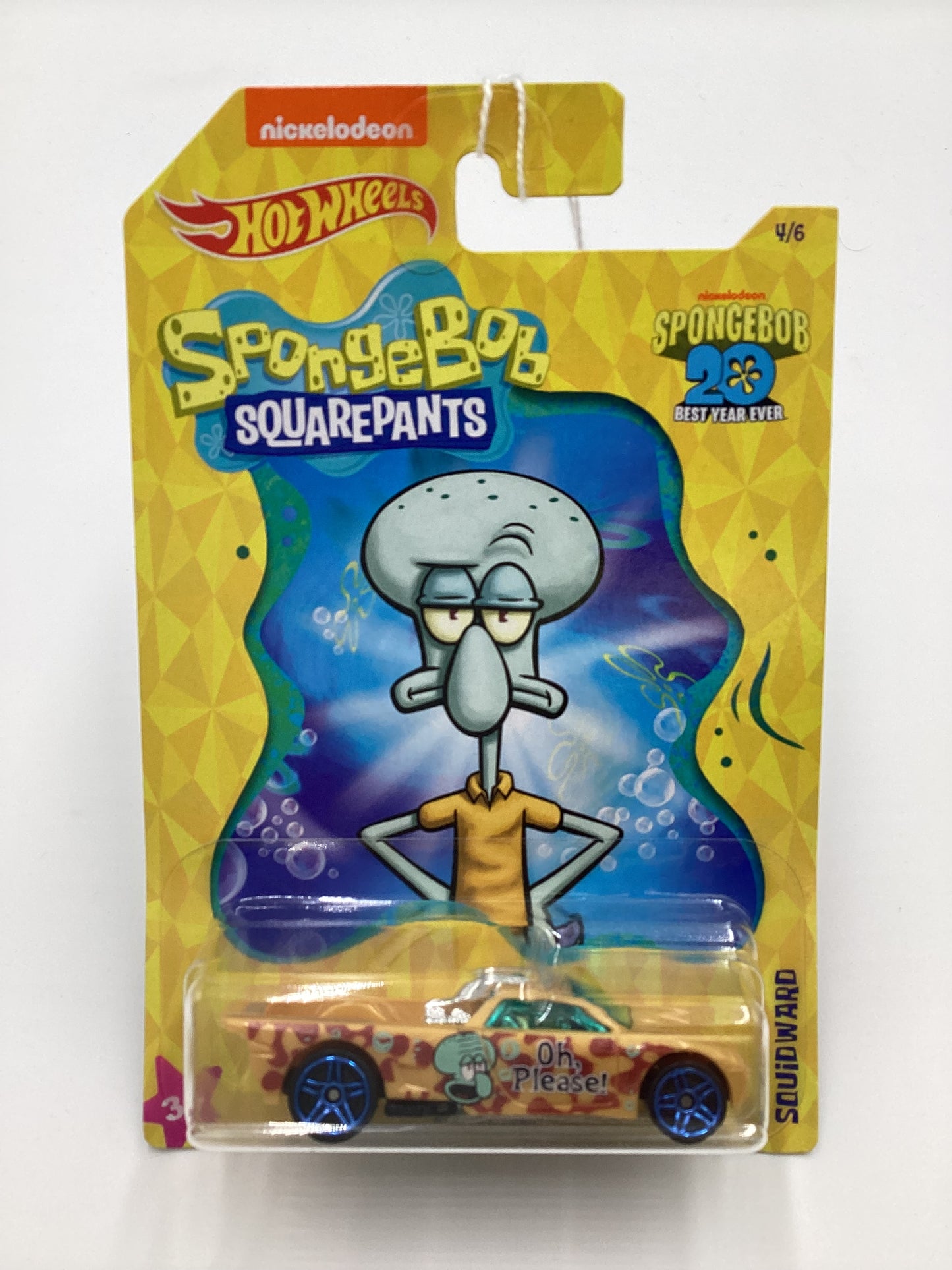 Hot Wheels Spongebob 20 Best Year Ever Set #4 Bedlam Yellow Squidward 161D