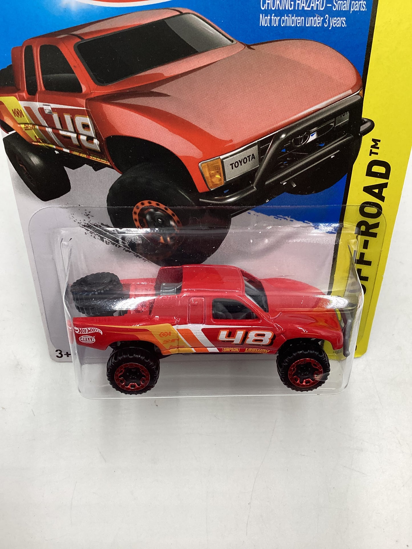 2015 Hot Wheels Off Road #120 Toyota Off Road Truck Red 94E