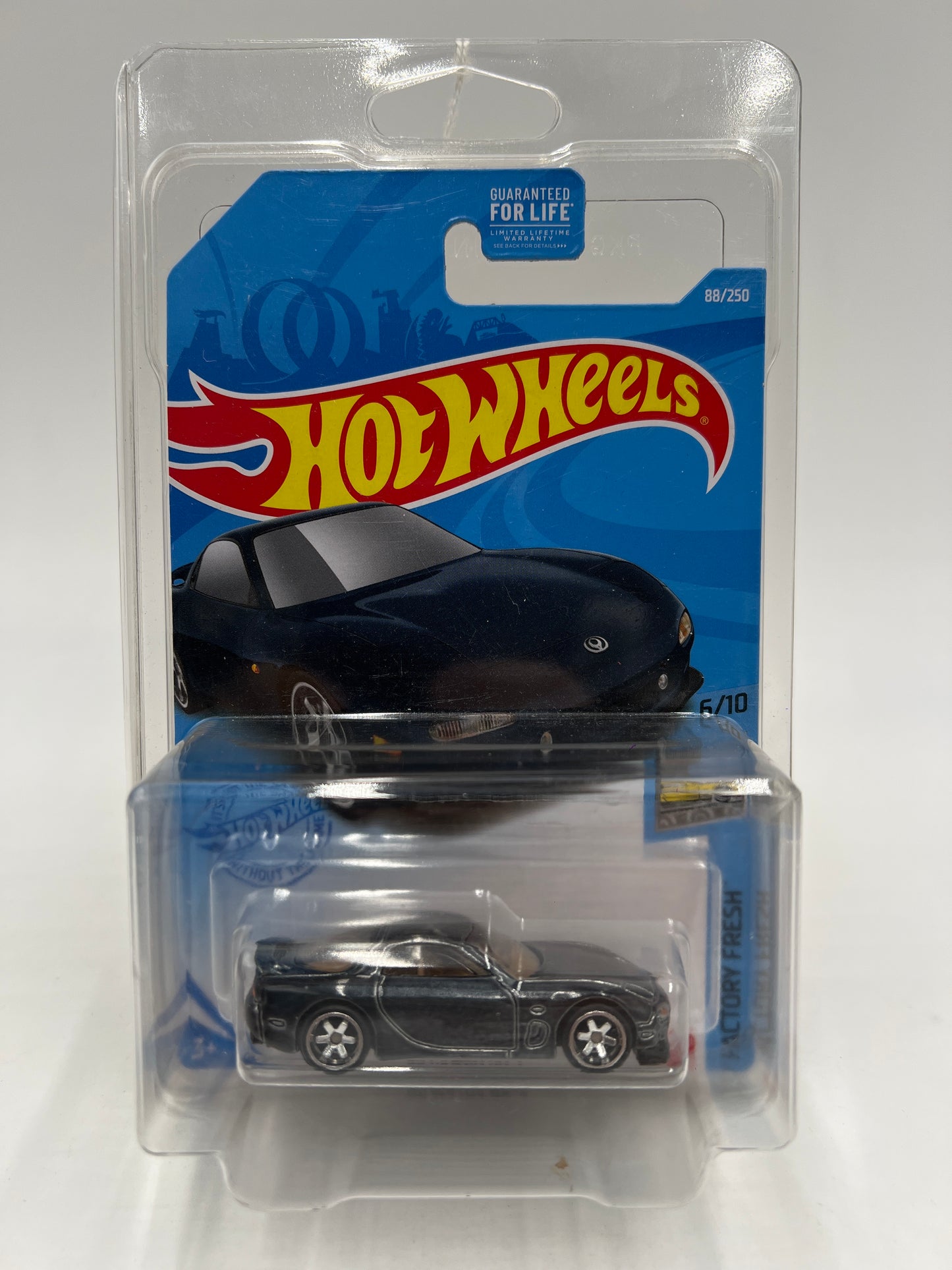 2021 Hot Wheels Super Treasure Hunt #88 95 Mazda RX-7 Black W/Protector