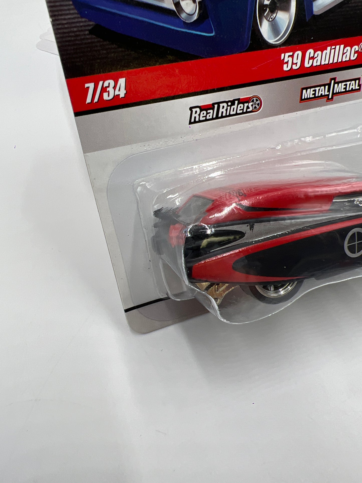 Hot Wheels Slick Rides #7 59 Cadillac Funny Car Crower Cams Black/Red 242A
