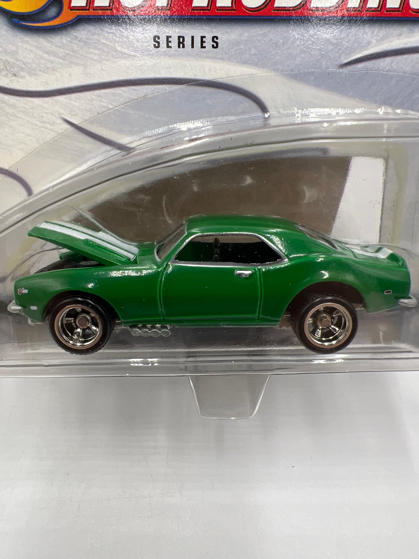 Hot Wheels Premium 100% Popular Hot Rodding #4 Chevy Camaro Green 241B