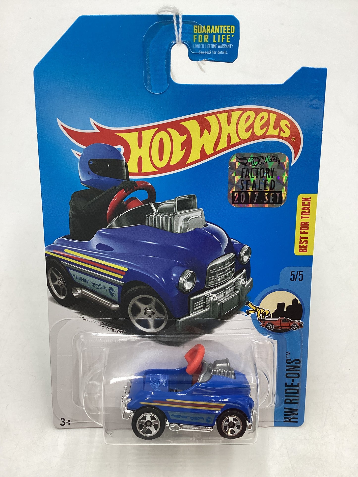 2017 Hot Wheels Treasure Hunt Factory Sealed Pedal Driver Blue