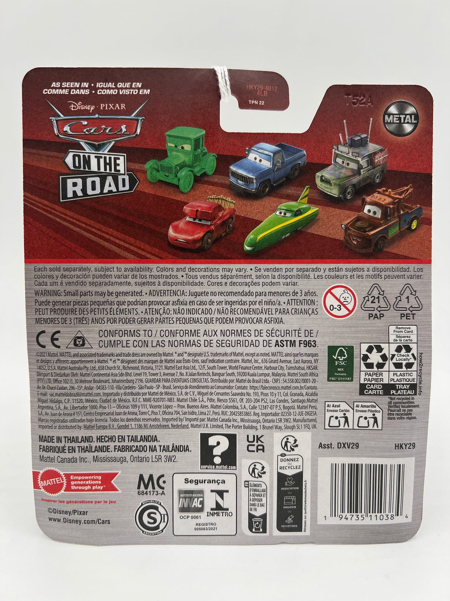 2025 Disney Pixar Cars On The Road Cryptid Buster Lightning McQueen 138B