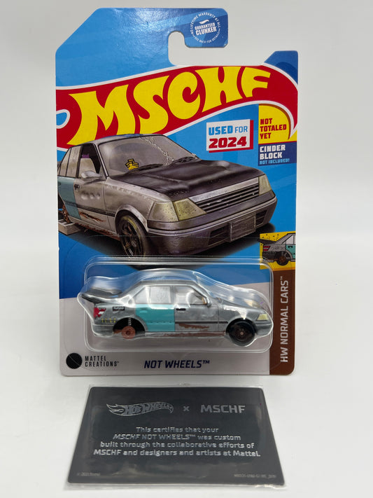 2024 Hot Wheels Mattel Creations x MSCHF Not Wheels W/Protector
