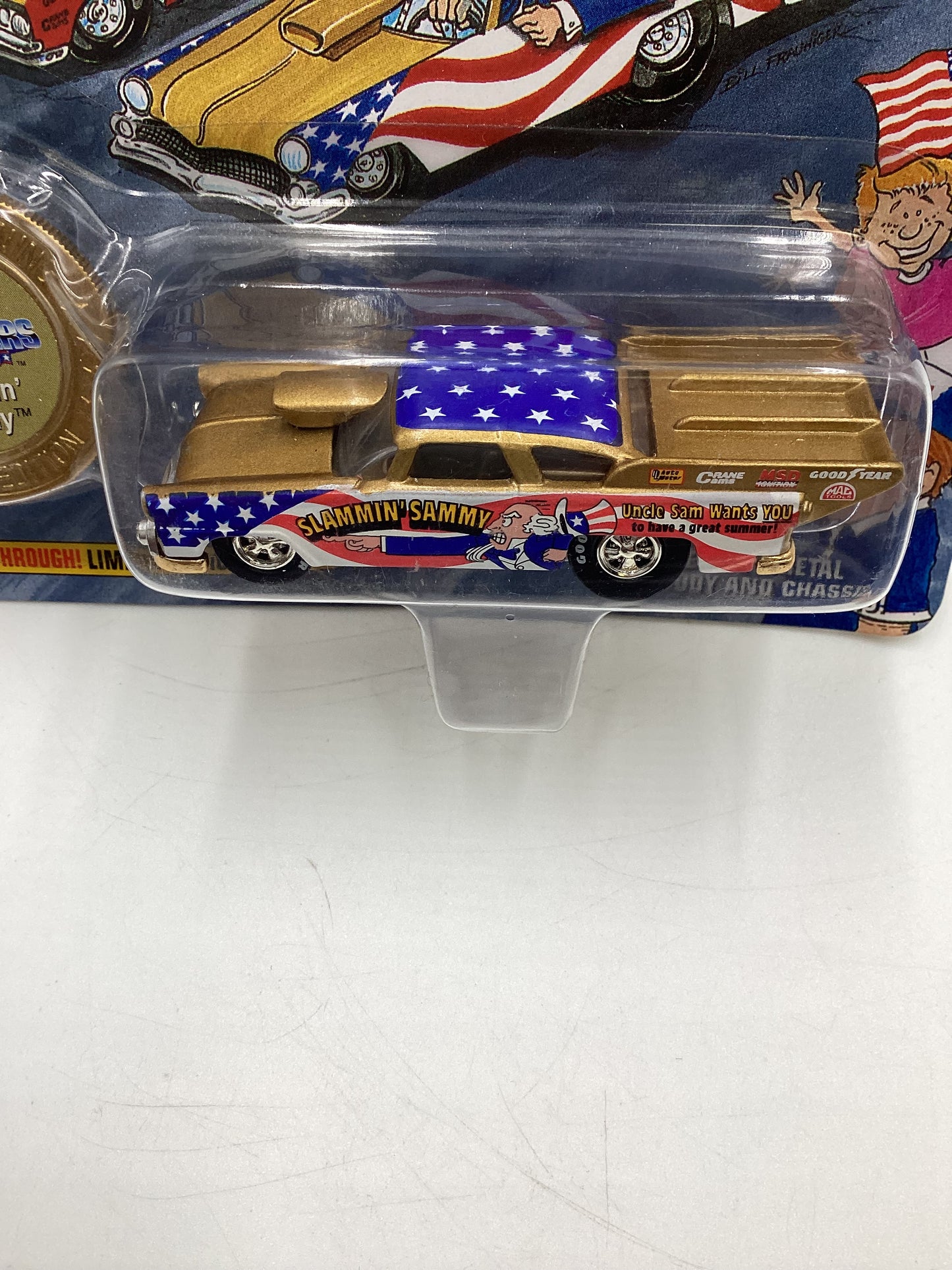 Johnny Lightning Dragsters U.S.A #1037/15000 Slammin Sammy Gold 186D