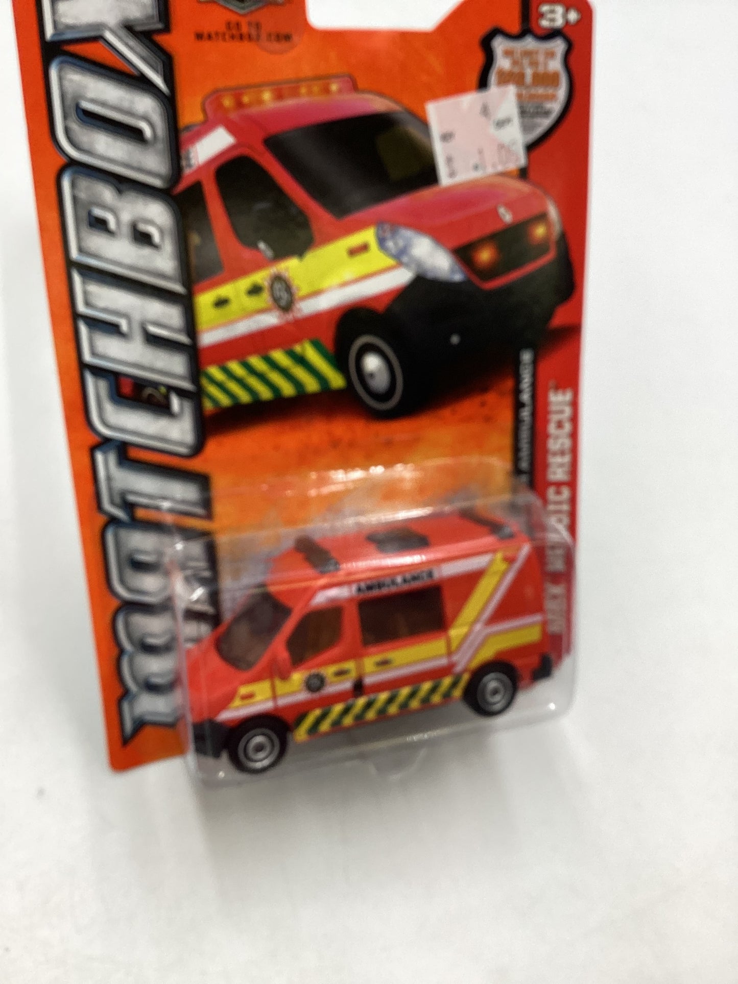 Matchbox MBX heroic Rescue #2 Renault Master Ambulance Red 206B