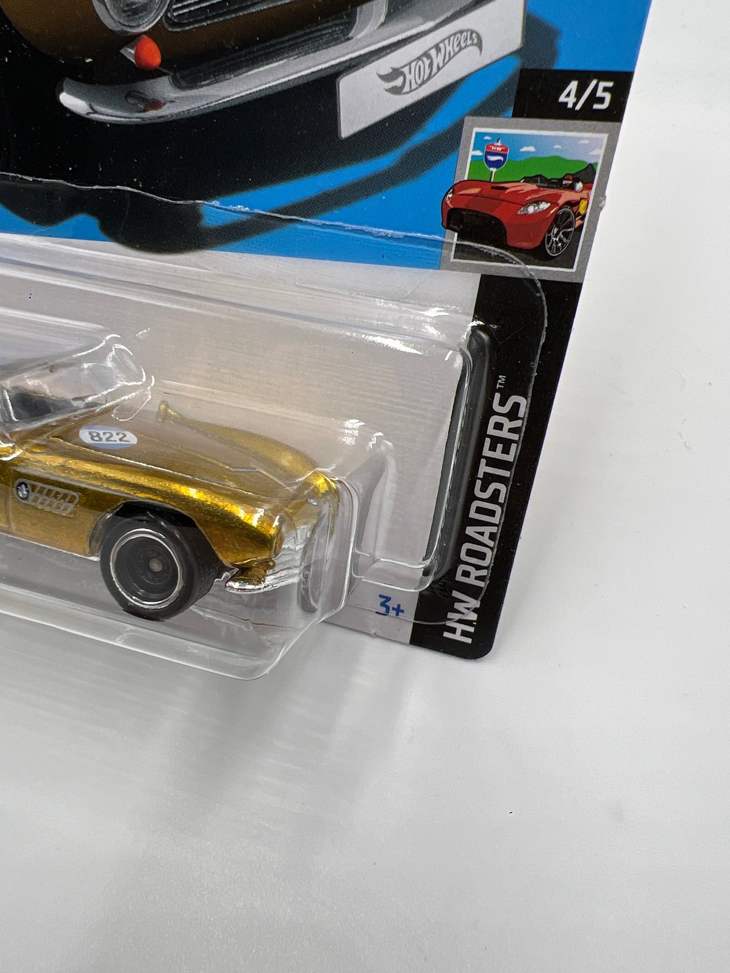 2024 Hot Wheels Super Treasure Hunt #67 BMW 507 Gold W/Protector