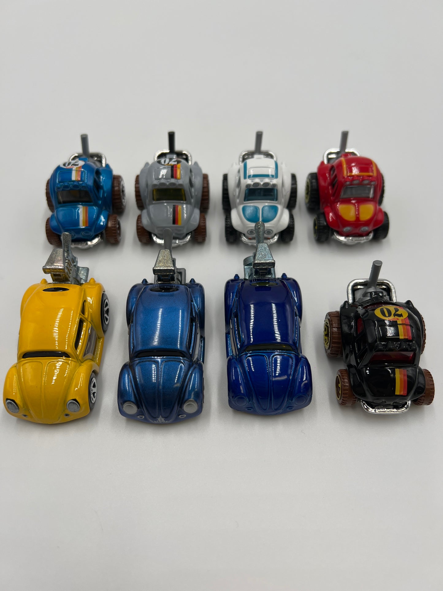 Hot Wheels Loose Lot of 8 Tooned 70 Volkswagen Baja Bug / Volkswagen Beetle W/Exclusives! EE9