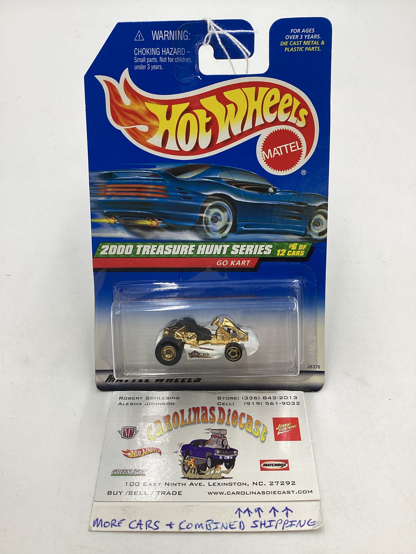 2000 Hot Wheels Treasure Hunt Series 6/12 Go Kart #054 273H