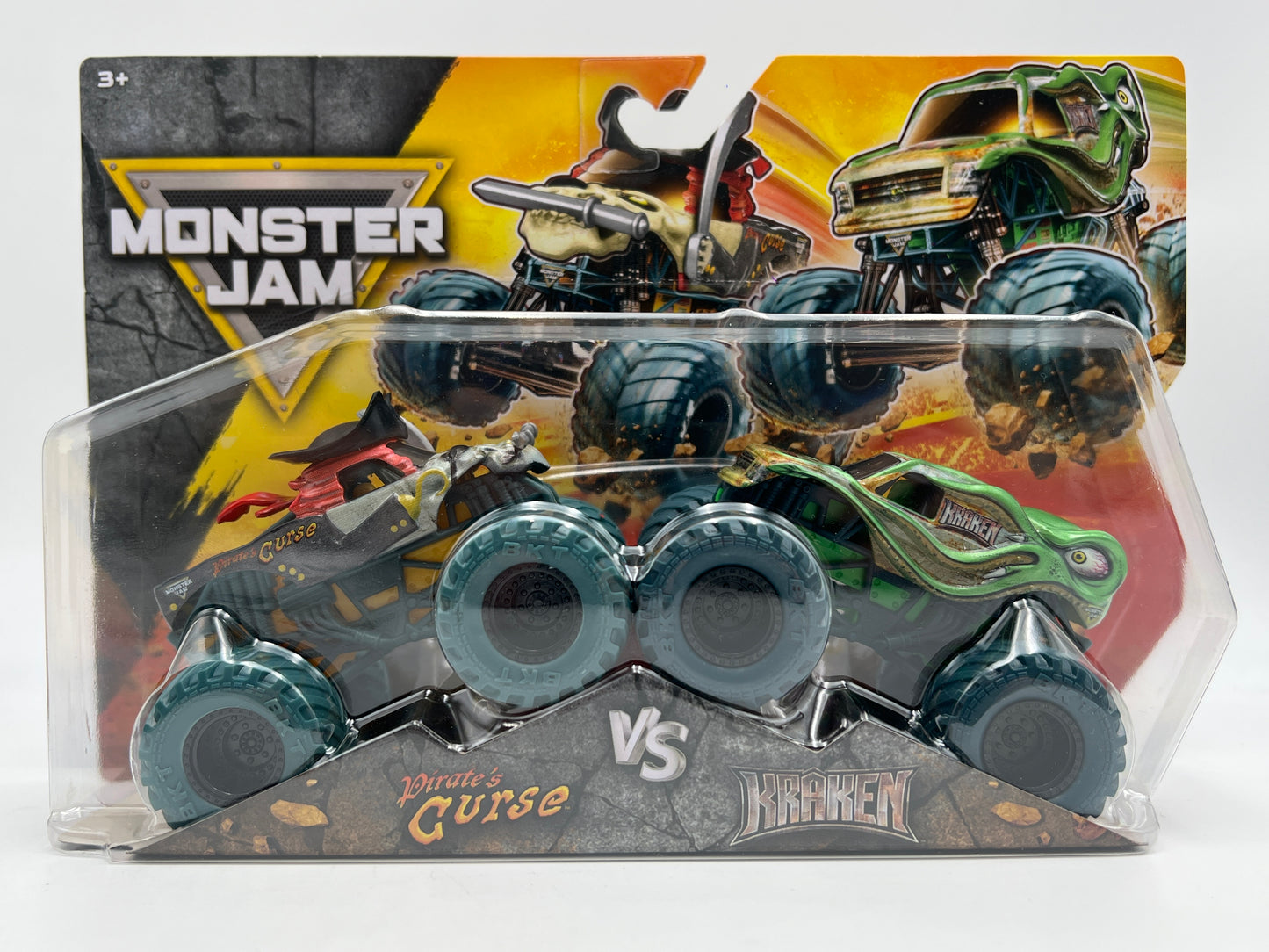 Monster Jam Series 34 2 Pack Pirates Curse Vs Kraken