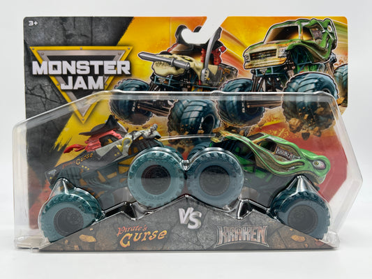 Monster Jam Series 34 2 Pack Pirates Curse Vs Kraken