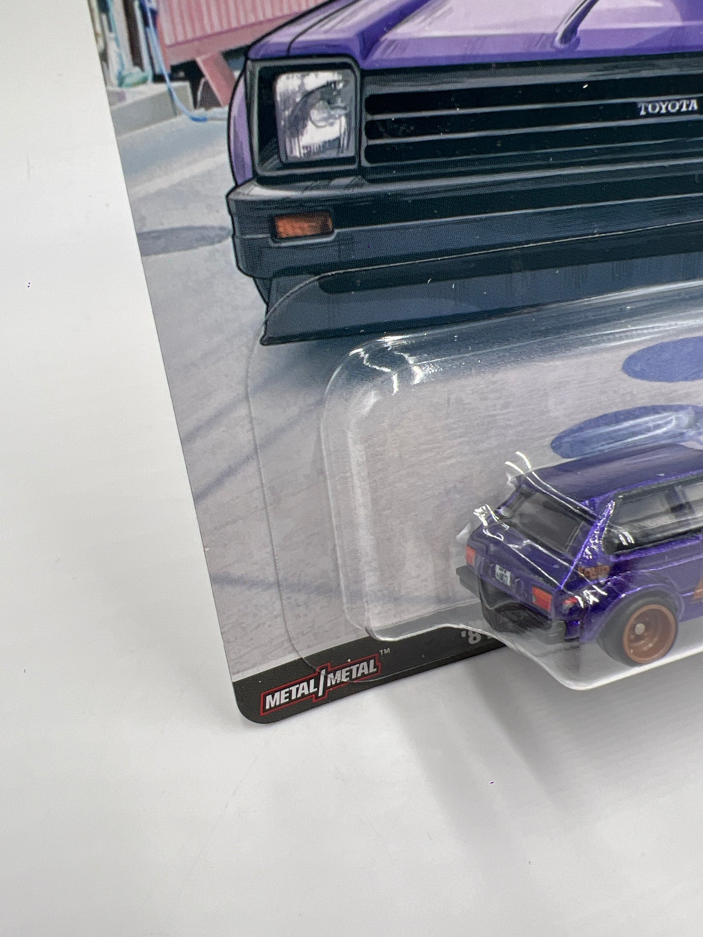 Hot Wheels Premium Ronin Run #3 81 Toyota Starlet KP61 Purple 256F