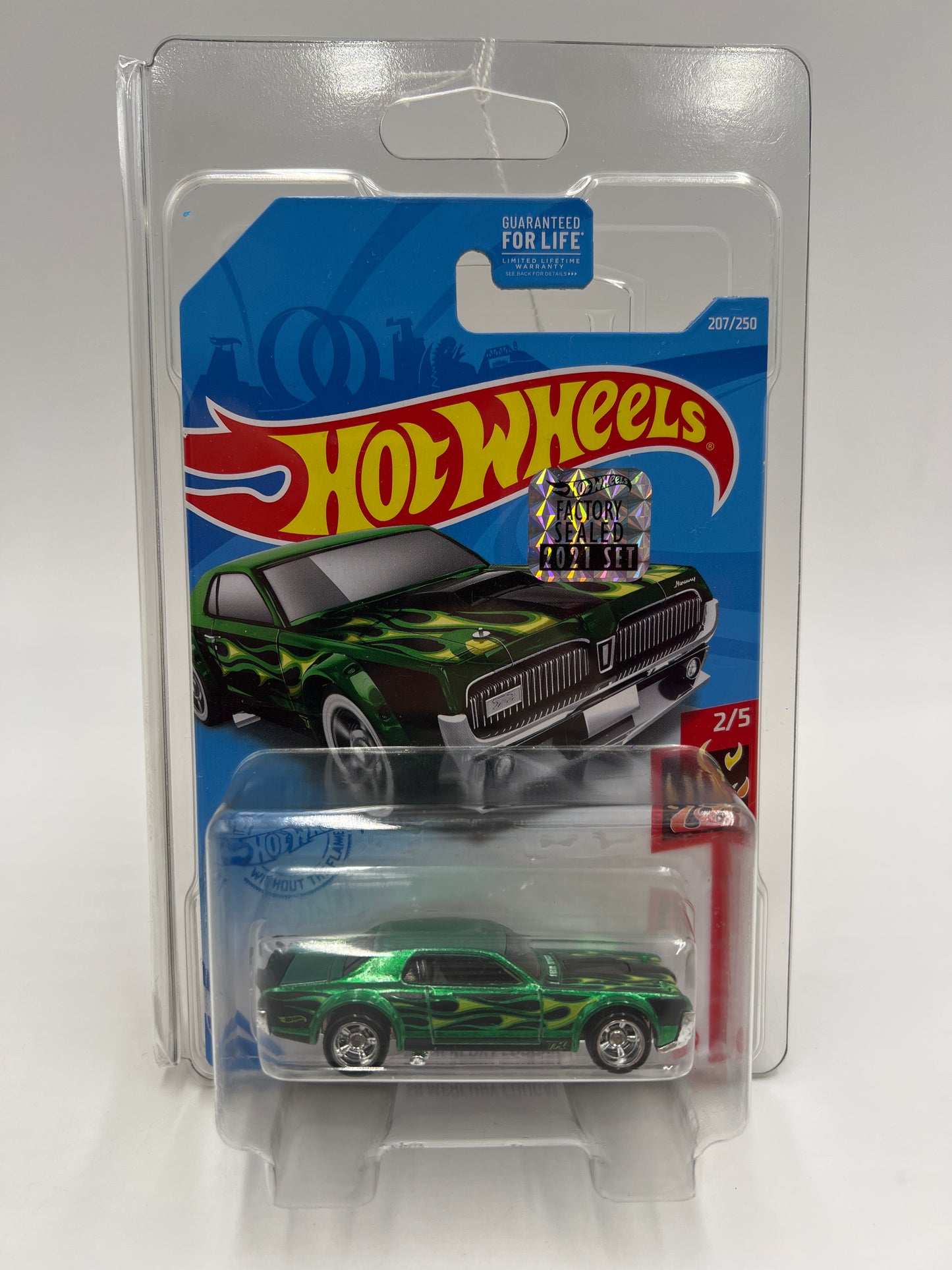 2021 Hot Wheels Super Treasure Hunt Factory Sealed #207 68 Mercury Cougar Green W/Protector