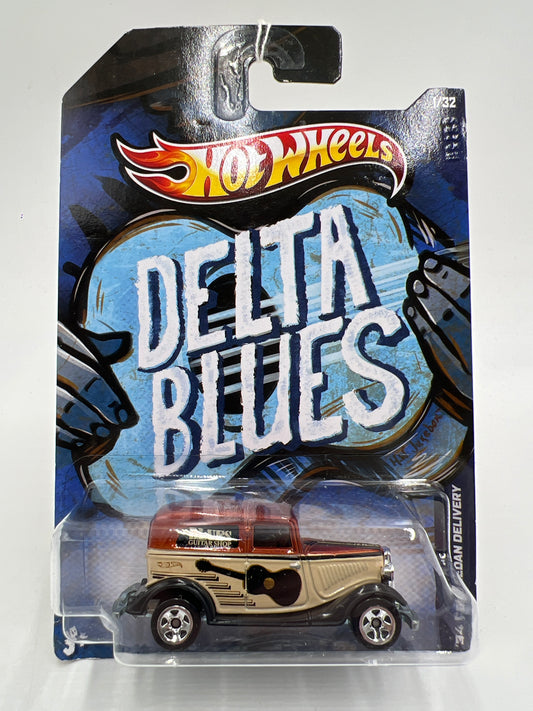 Hot Wheels Jukebox Delta Blues #1 34 Ford Sedan Delivery Tan/Brown 165H