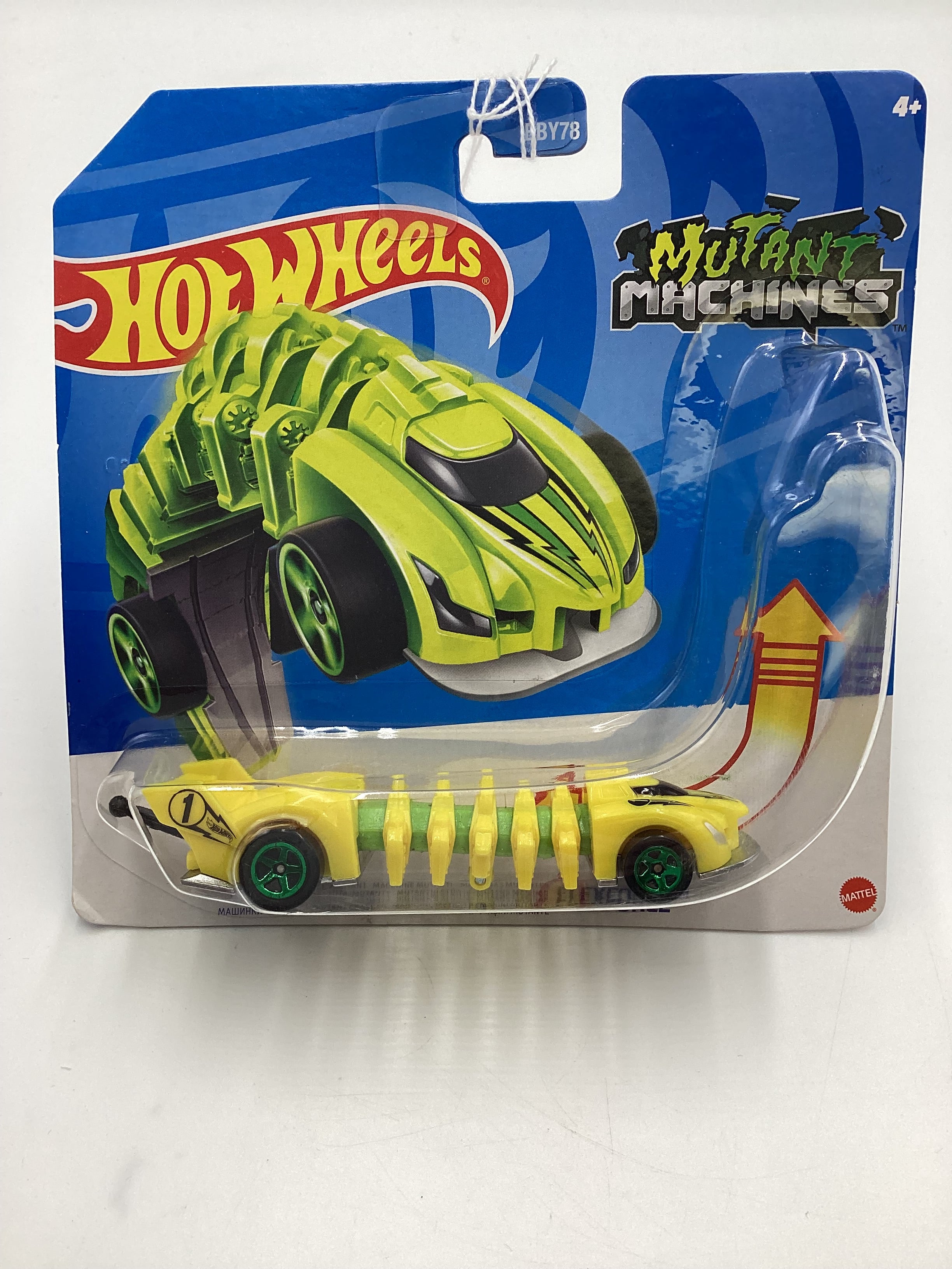 Hot Wheels Mutant Machines Flexforce Yellow