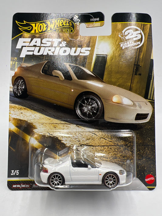 2026 Hot Wheels Fast & Furious 25th Anniversary #3 1994 Honda Del Sol White