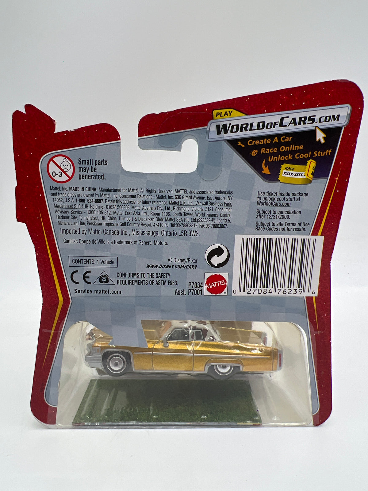 Disney Pixar The World Of Cars Look My Eyes Change #29 Tex Dinoco 137B