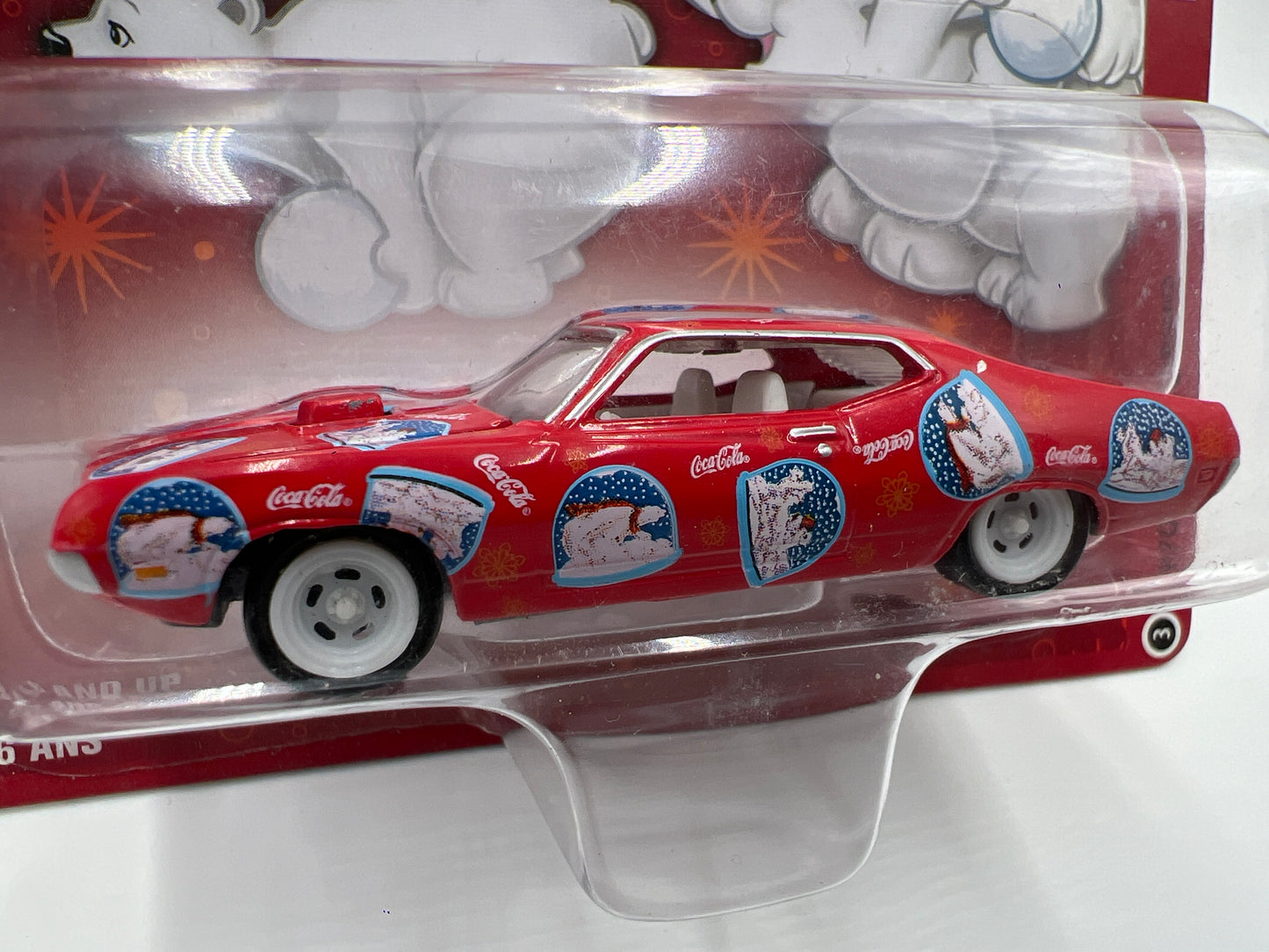 Johnny Lightning White Lightning Chase Coca Cola #3 1970 Ford Torino Red