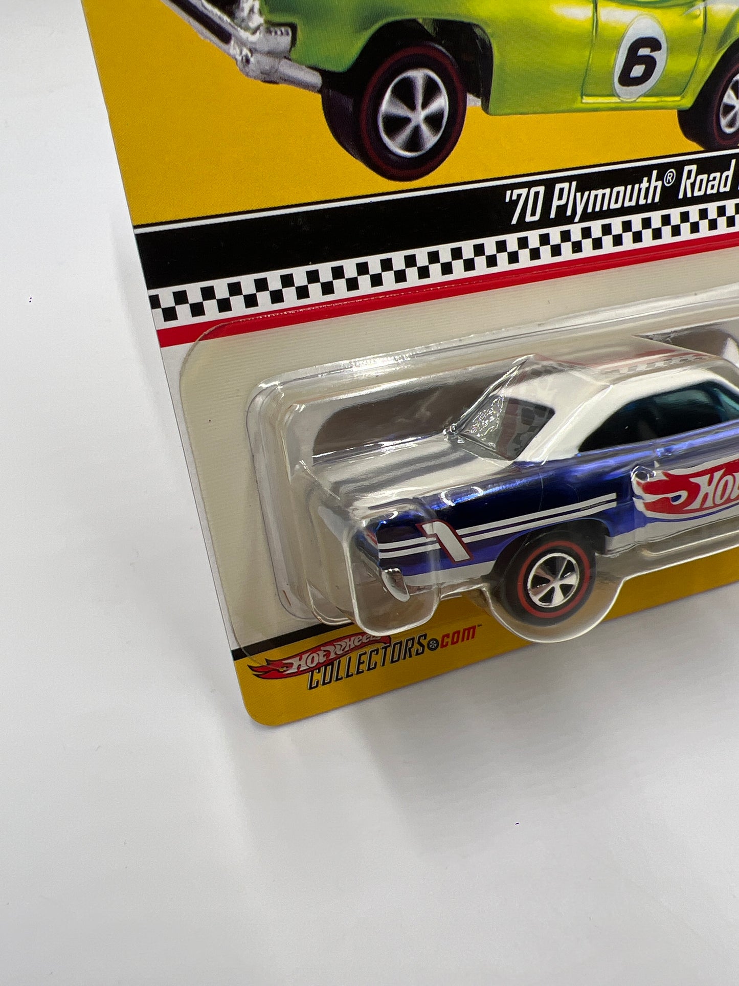2007 Hot Wheels 21st Annual Collectors Convention 1628/10000 70 Plymouth Road Runner Blue W/Protector