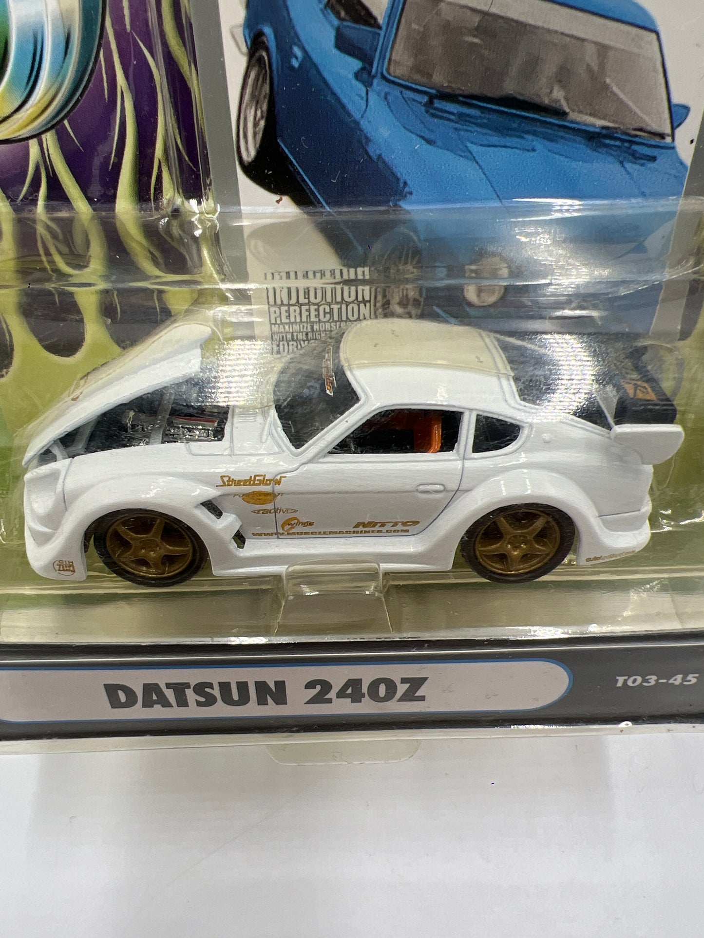 Muscle Machines Import Tuner Datsun 240Z White T03-45 220E