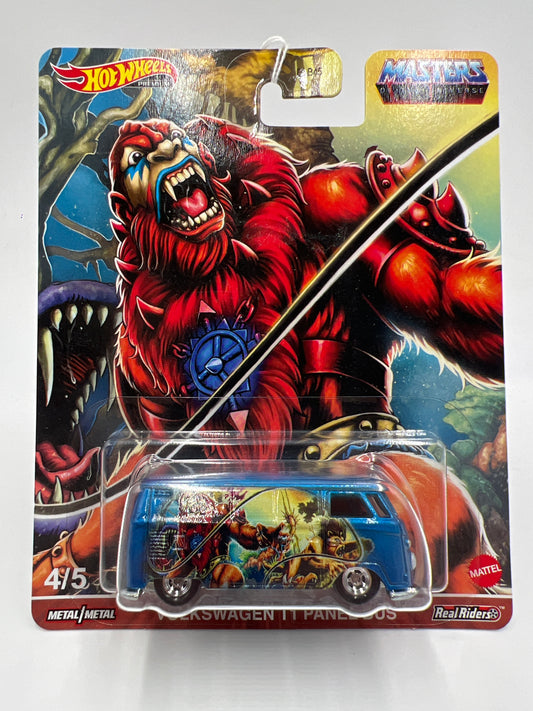 Hot Wheels Premium Masters Of The Universe #4 Volkswagen T1 Panel Bus Blue