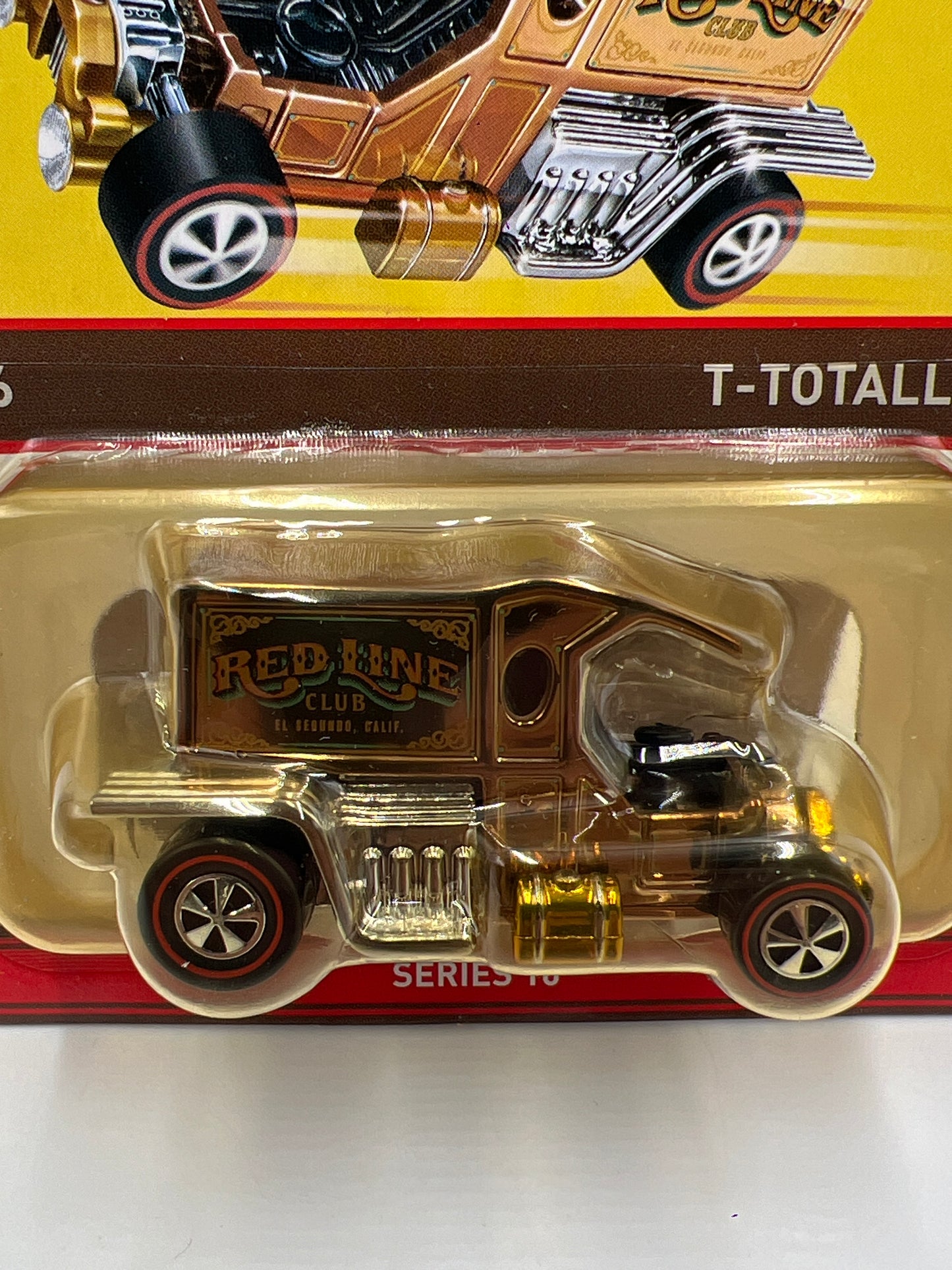 2011 Hot Wheels RLC Neo-Classics Series 10 #2 1621/3500 T-Totaller W/Protector Yellowing Blister