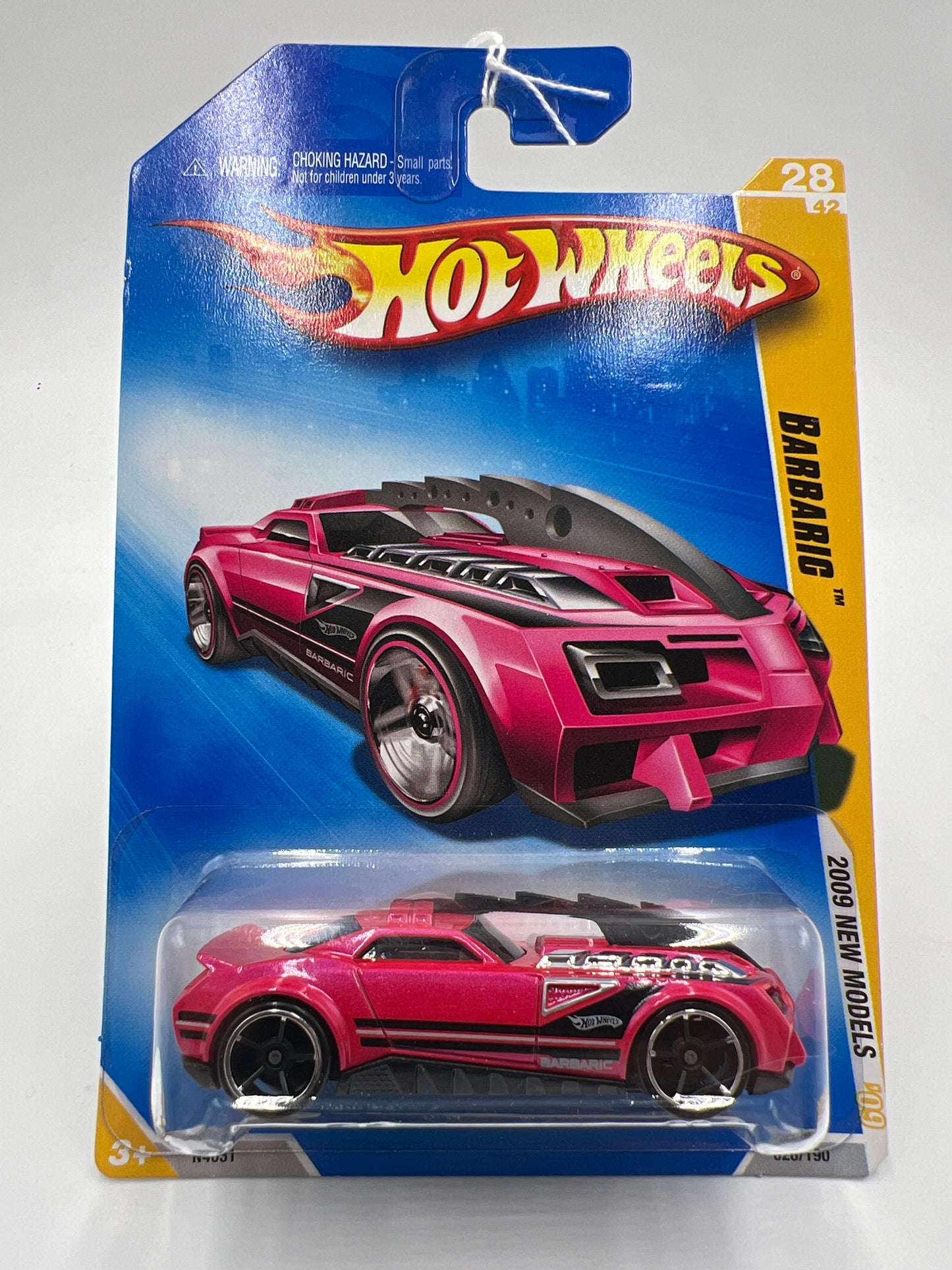 2009 Hot Wheels New Models #28 Barbaric Pink CC8