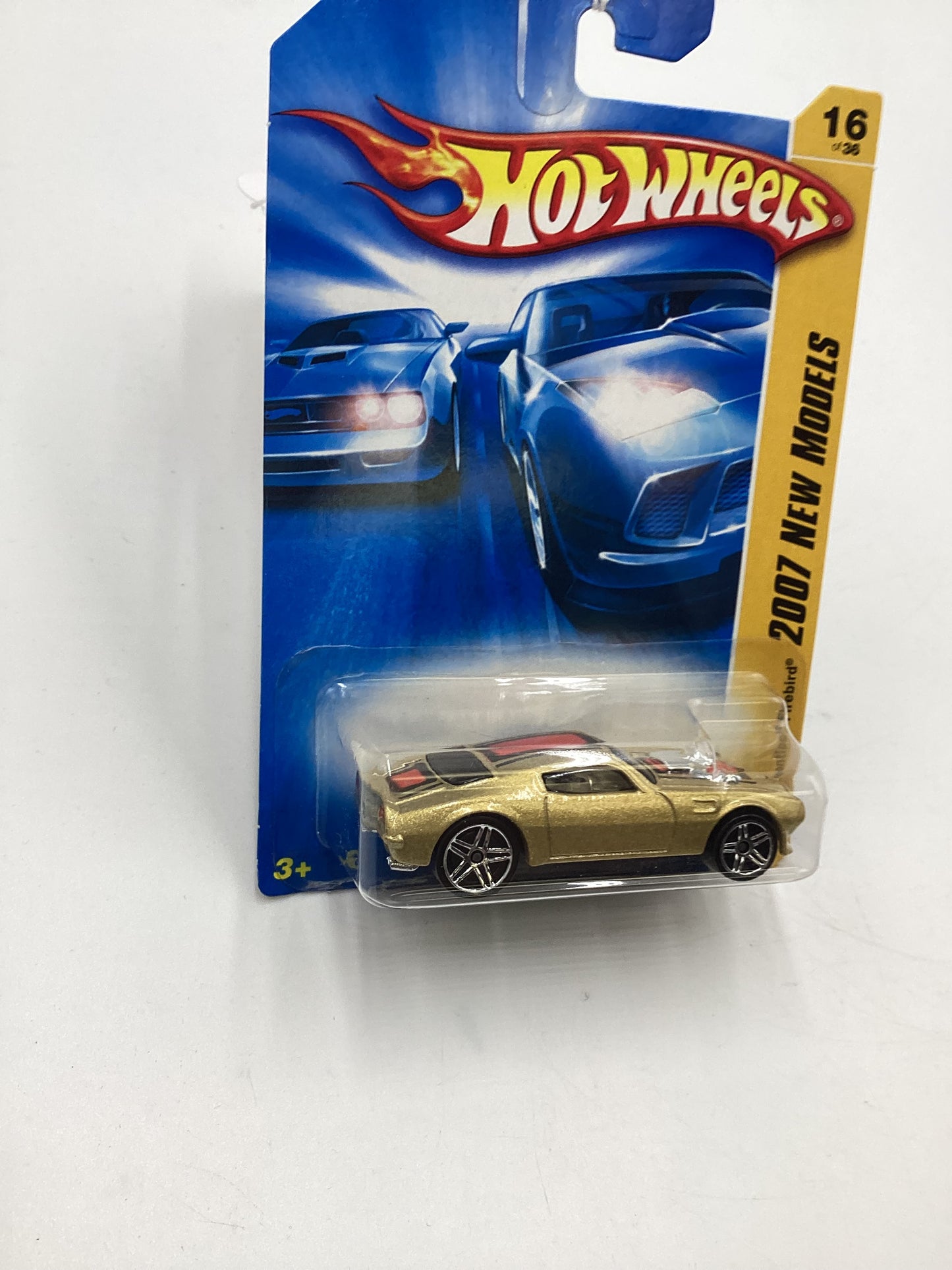 2007 Hot Wheels New Models #16 70 Pontiac Firebird Gold 54H