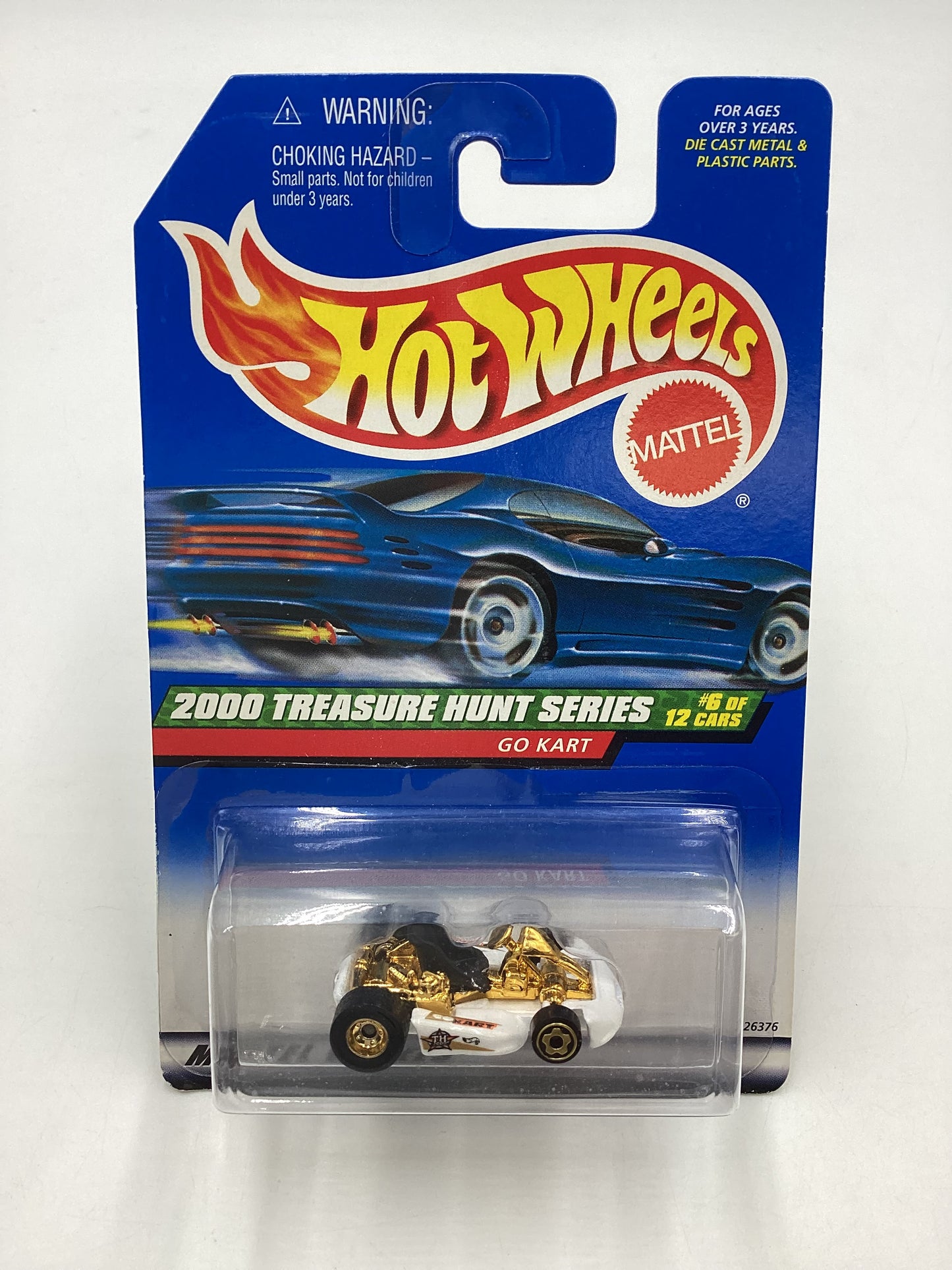 2000 Hot Wheels Treasure Hunt Series 6/12 Go Kart with protector