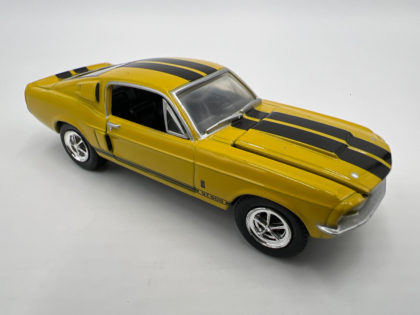 Greenlight Premium 1/64 1967 Shelby GT 500 Yellow Loose