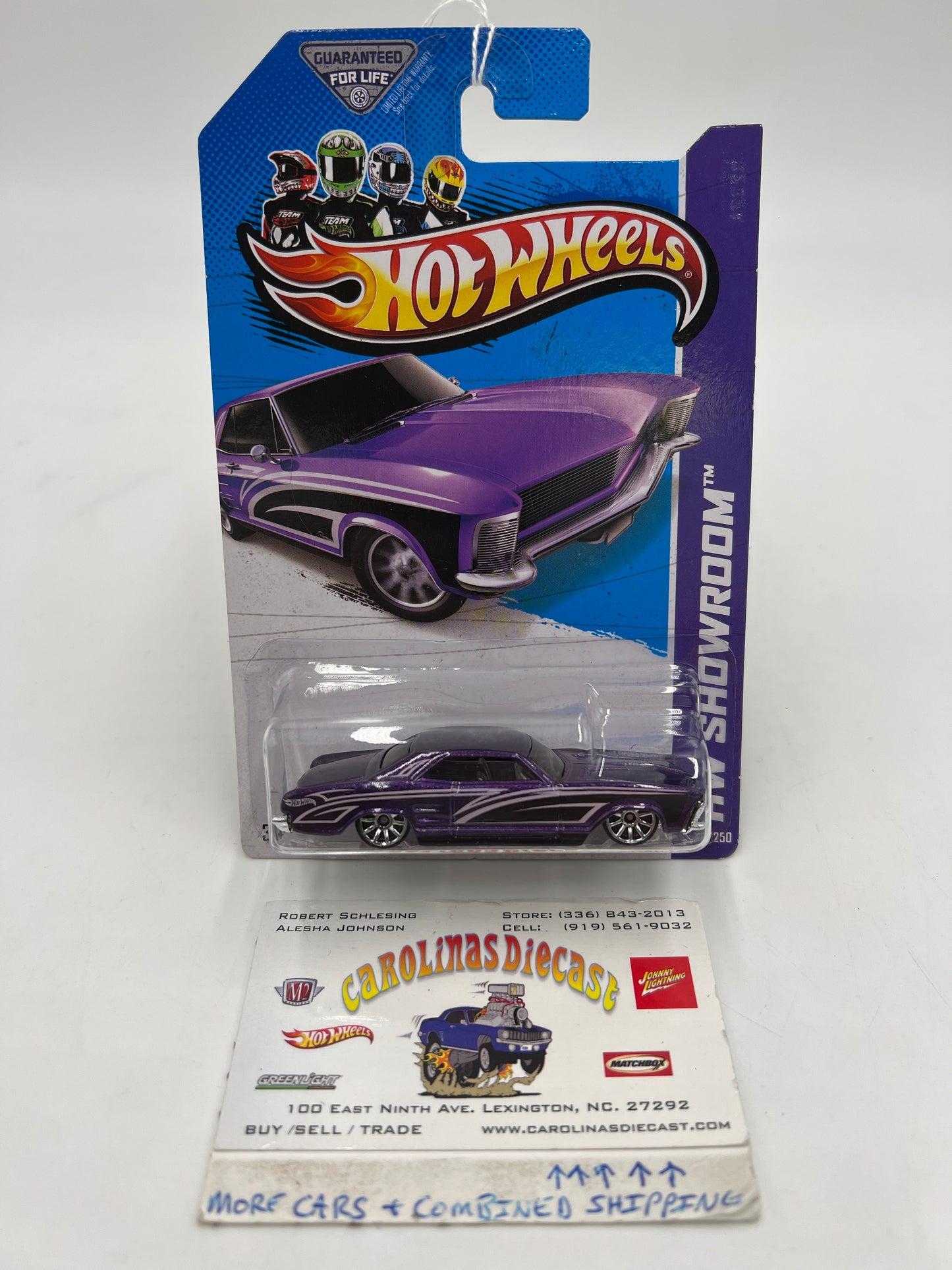 2013 Hot Wheels Showroom #238 64 Buick Riviera Purple 53D