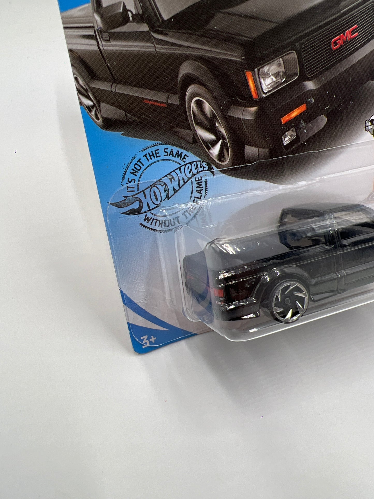 2020 Hot Wheels Hot Trucks #150 91 GMC Syclone Black Cracked/Loose Blister SR