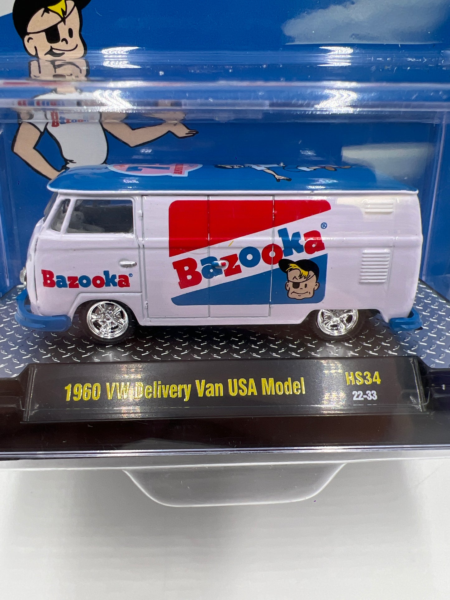 M2 Machines Bazooka Bubble Gum 1960 VW Delivery Van USA Model HS34 193H