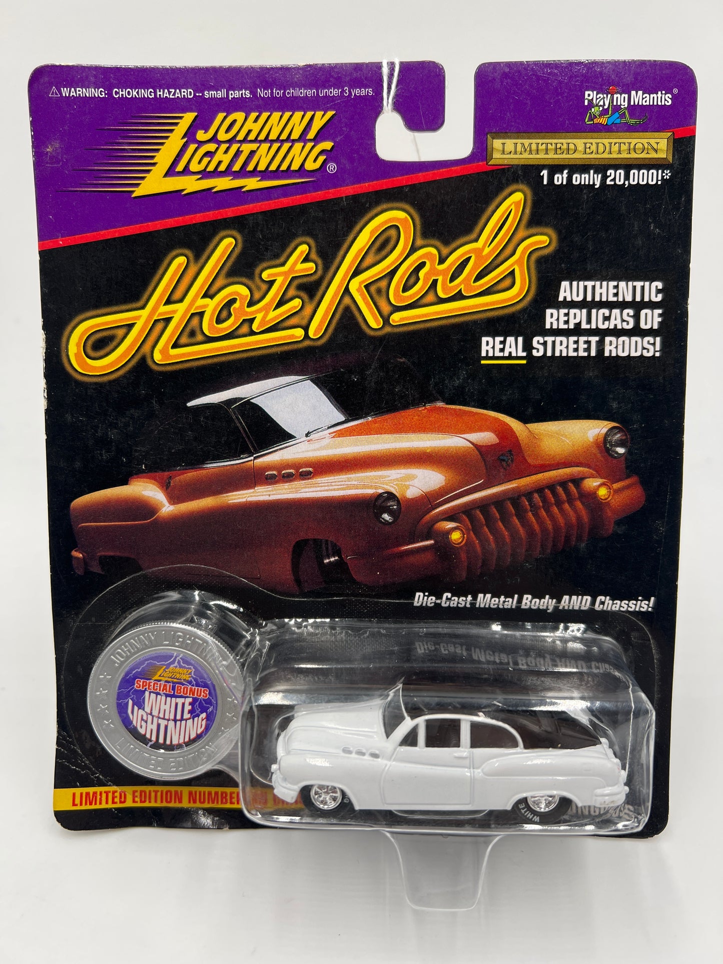 Johnny Lightning White Lightning Chase Hot Rods #425 Bumongous White