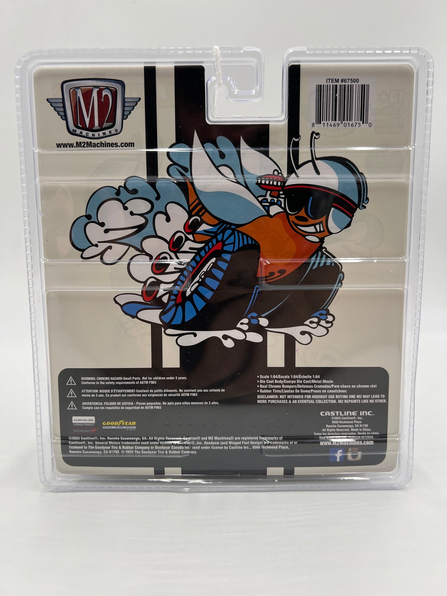 M2 Machines Diorama CHASE 1971 Dodge Challenger R/T Green R13