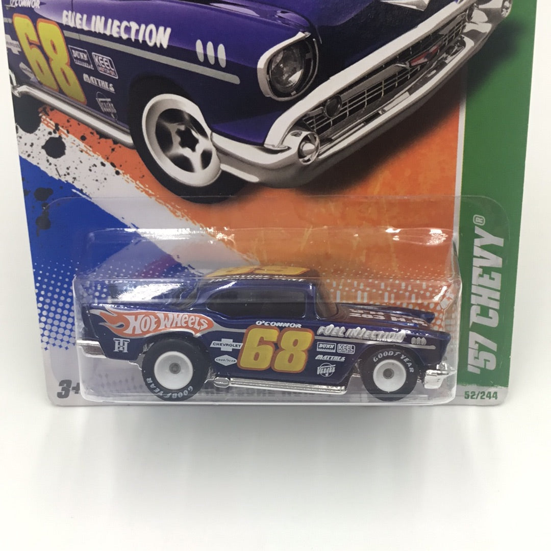 2011 hot wheels #52 super treasure hunt 57 Chevy W/ Protecto