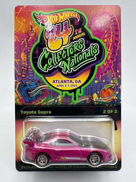 2024 Hot Wheels 24th Annual Collector Nationals #4510/6200 Toyota Supra Pink