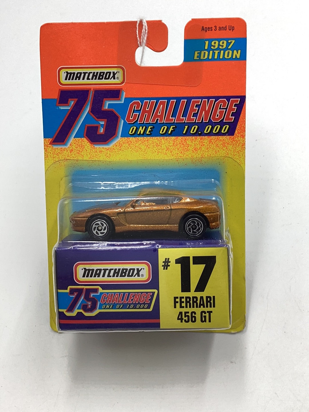 Matchbox 75 Challenge #17 Ferrari 456 GT 163G