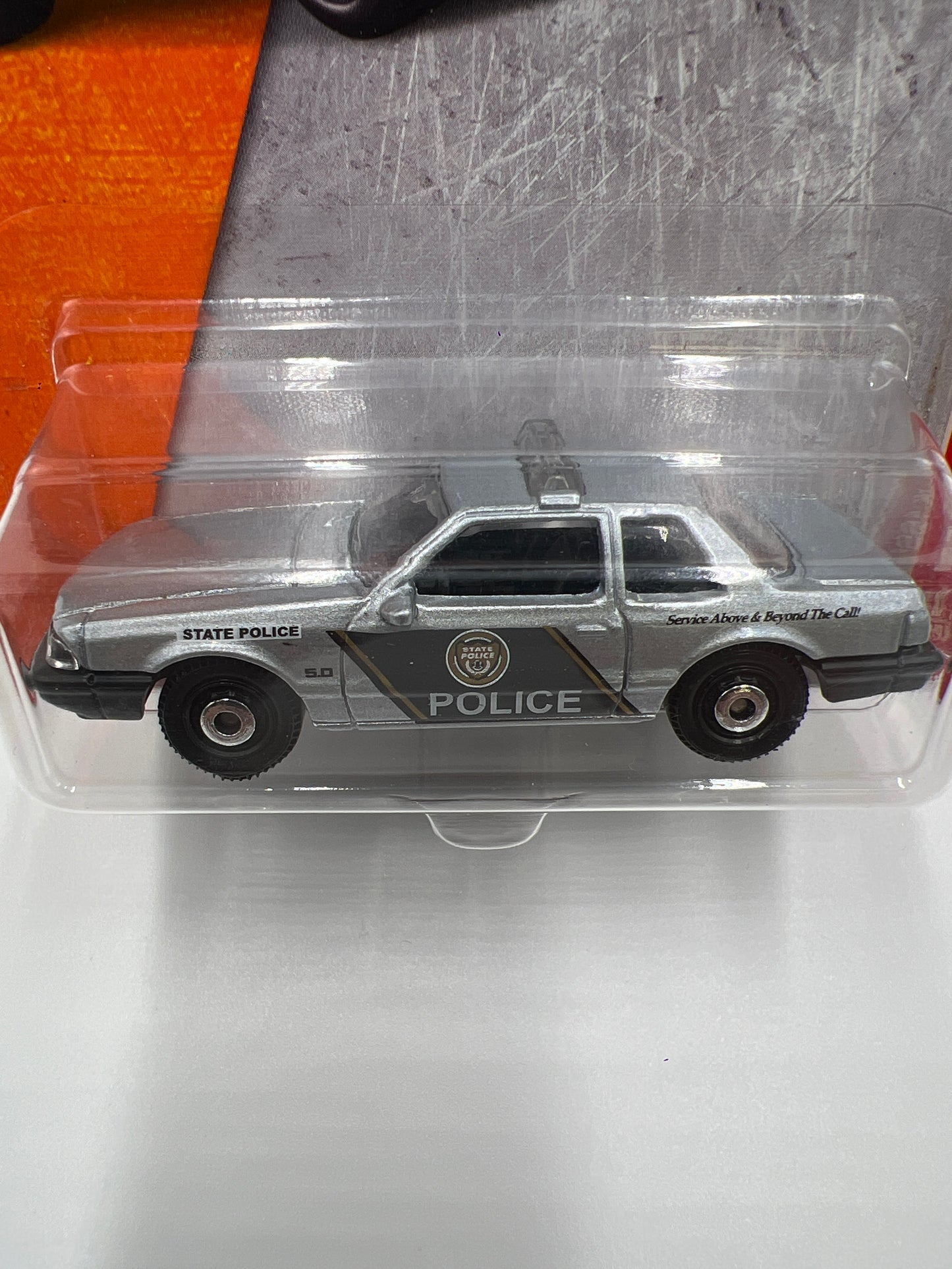 Matchbox MBX Heroic Rescue #66 93 Ford Mustang LX SSP Police Silver 206C