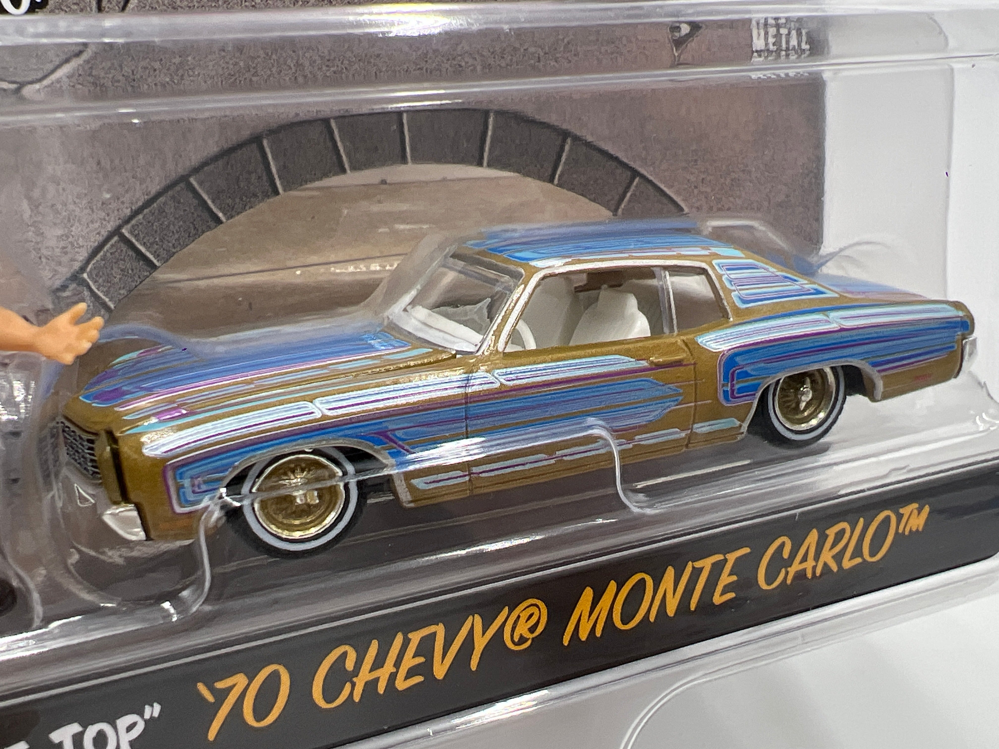 Greenlight x DGA Homie Rollerz CHASE 70 Chevy Monte Carlo Blue