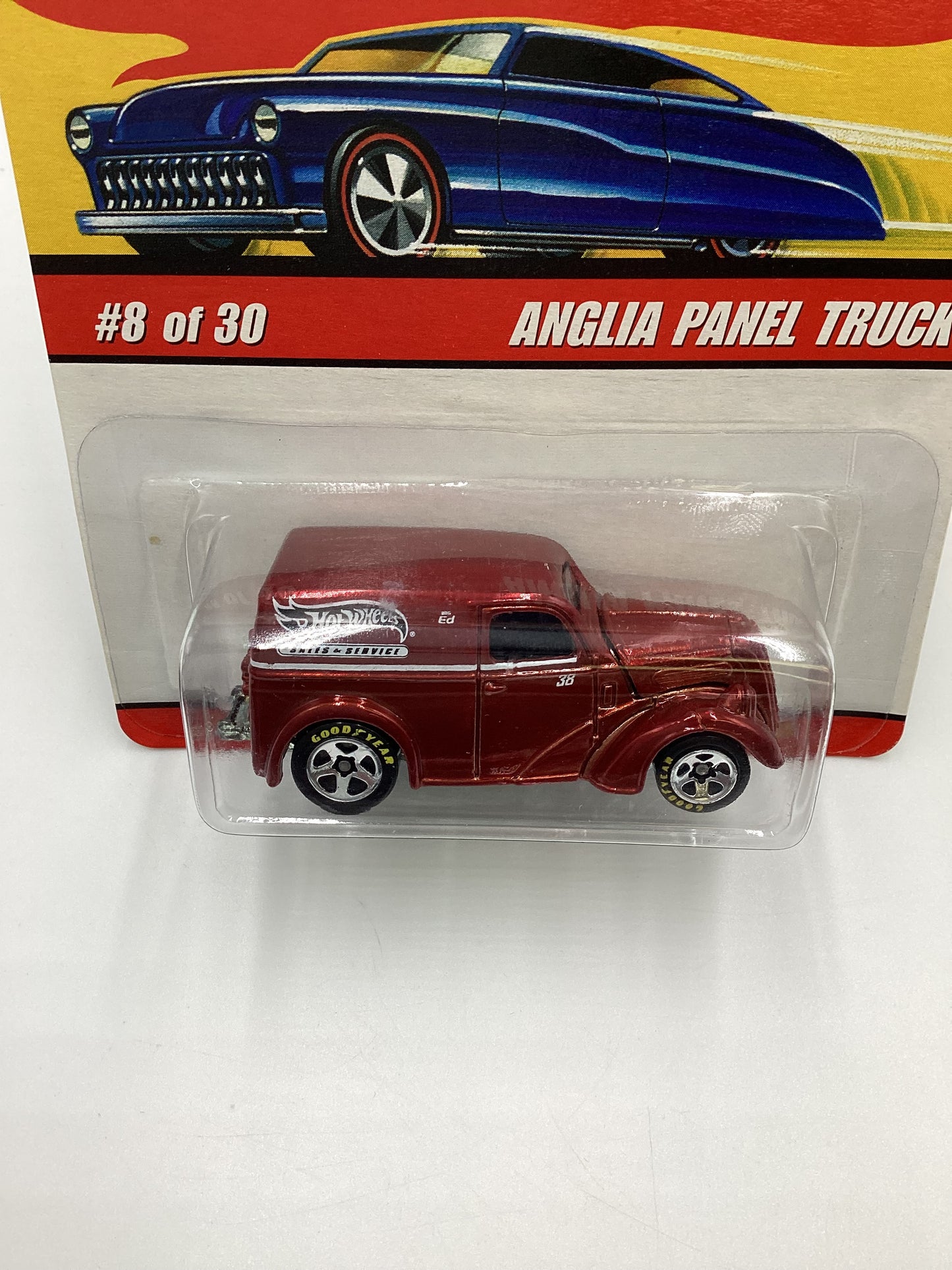 Hot wheels Classics Series 2 #8 Anglia Panel Truck Red SR