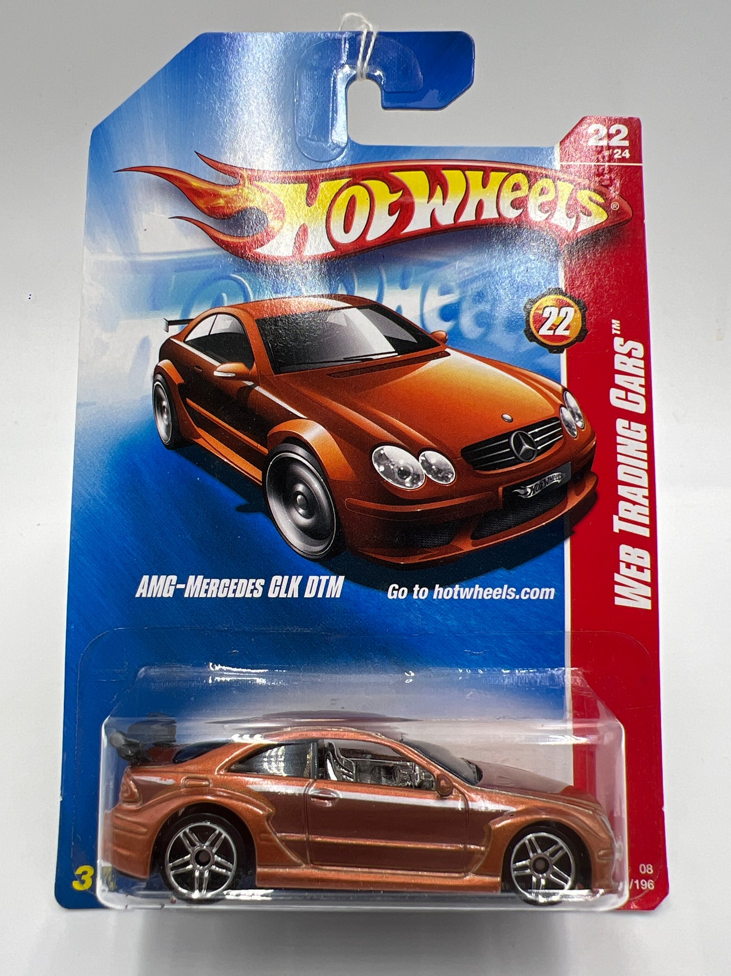 2008 Hot Wheels Web Trading Cars #98 AMG-Mercedes CLK DTM Copper