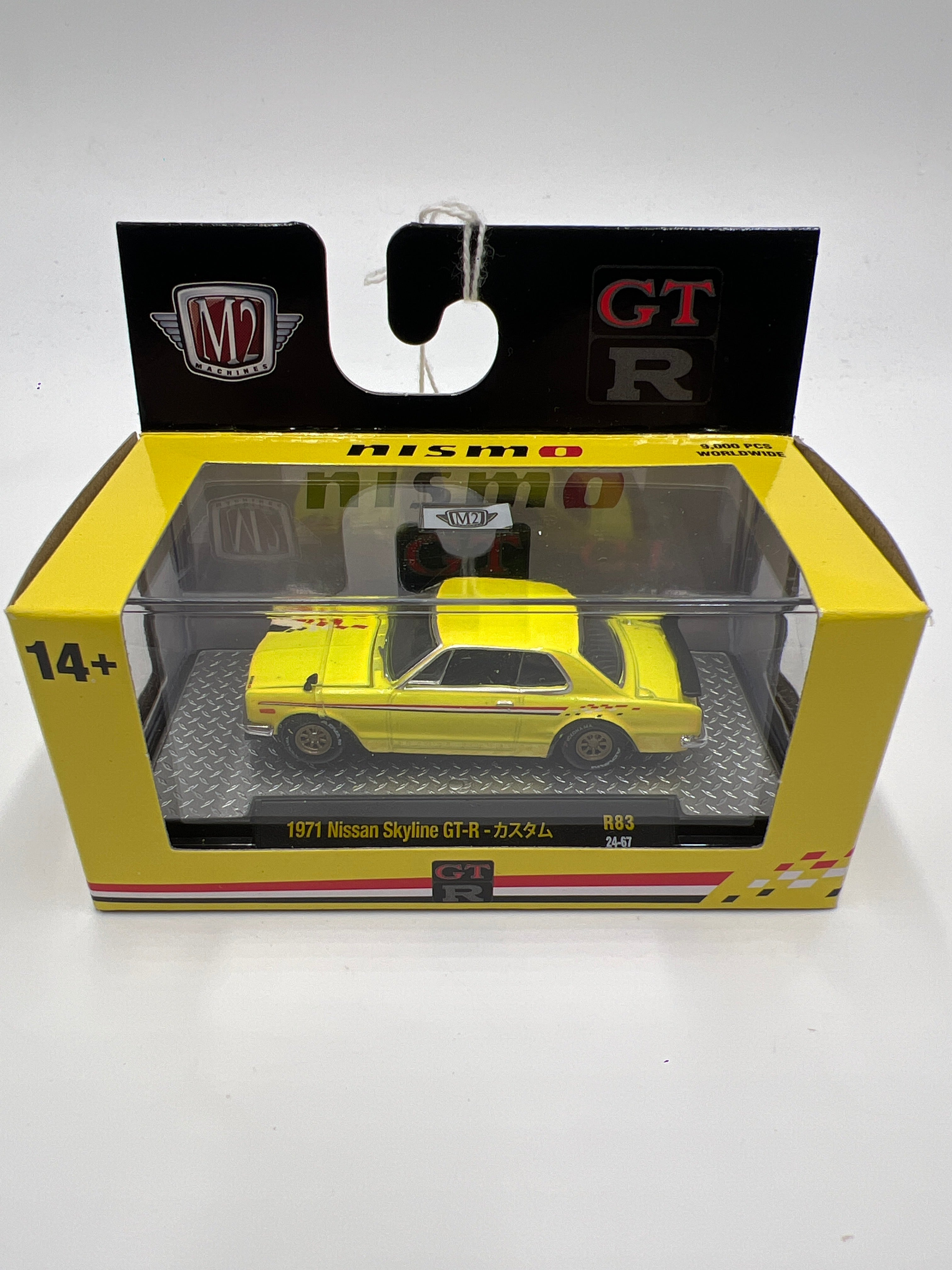 M2 Machines Nismo GTR 1971 Nissan Skyline GT-R Yellow R83